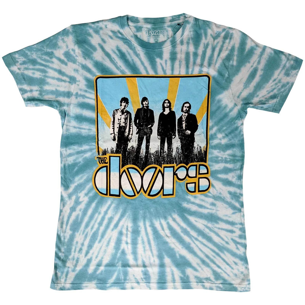 The Doors Waiting For The Sun Dip Dye Official Merchandise T-Shirt New