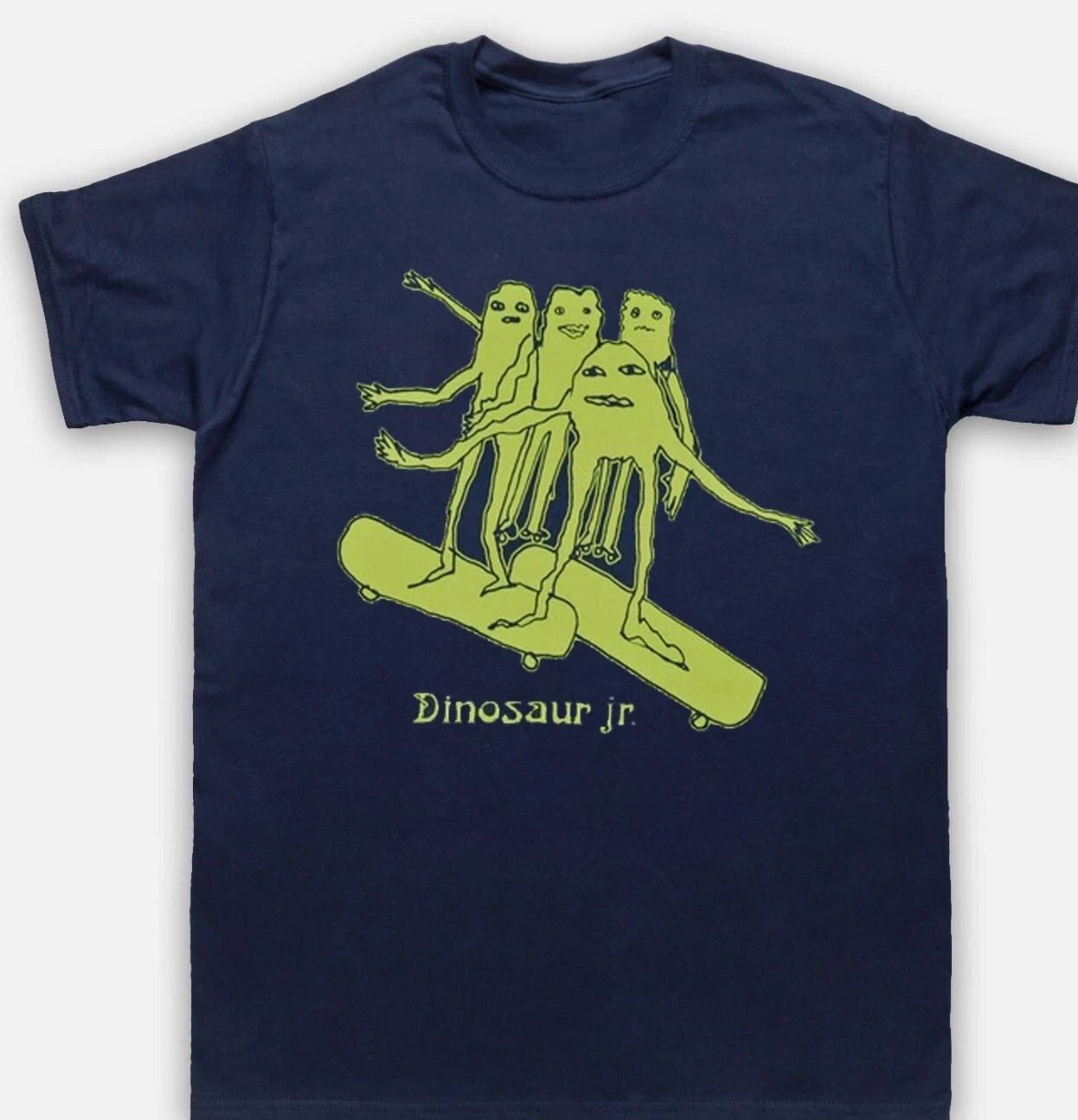 Dinosaur Jr Shirt, Dinosaur Jr Band Collection Navy All Size Shirt