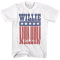 Willie Nelson American Flag Name Men's T Shirt Outlaw Country Music Merch