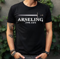 Arseling For Life Kingdom Vintage Warrior Tee Gift Graphic Print Unisex T-Shirt