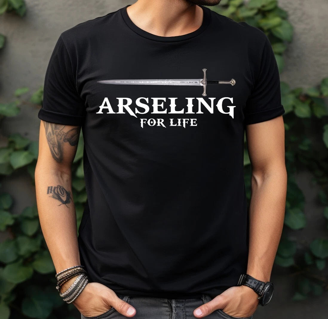 Arseling For Life Kingdom Vintage Warrior Tee Gift Graphic Print Unisex T-Shirt