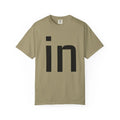 Minimal 'in' Typography T-Shirt | Simple Logo Tee