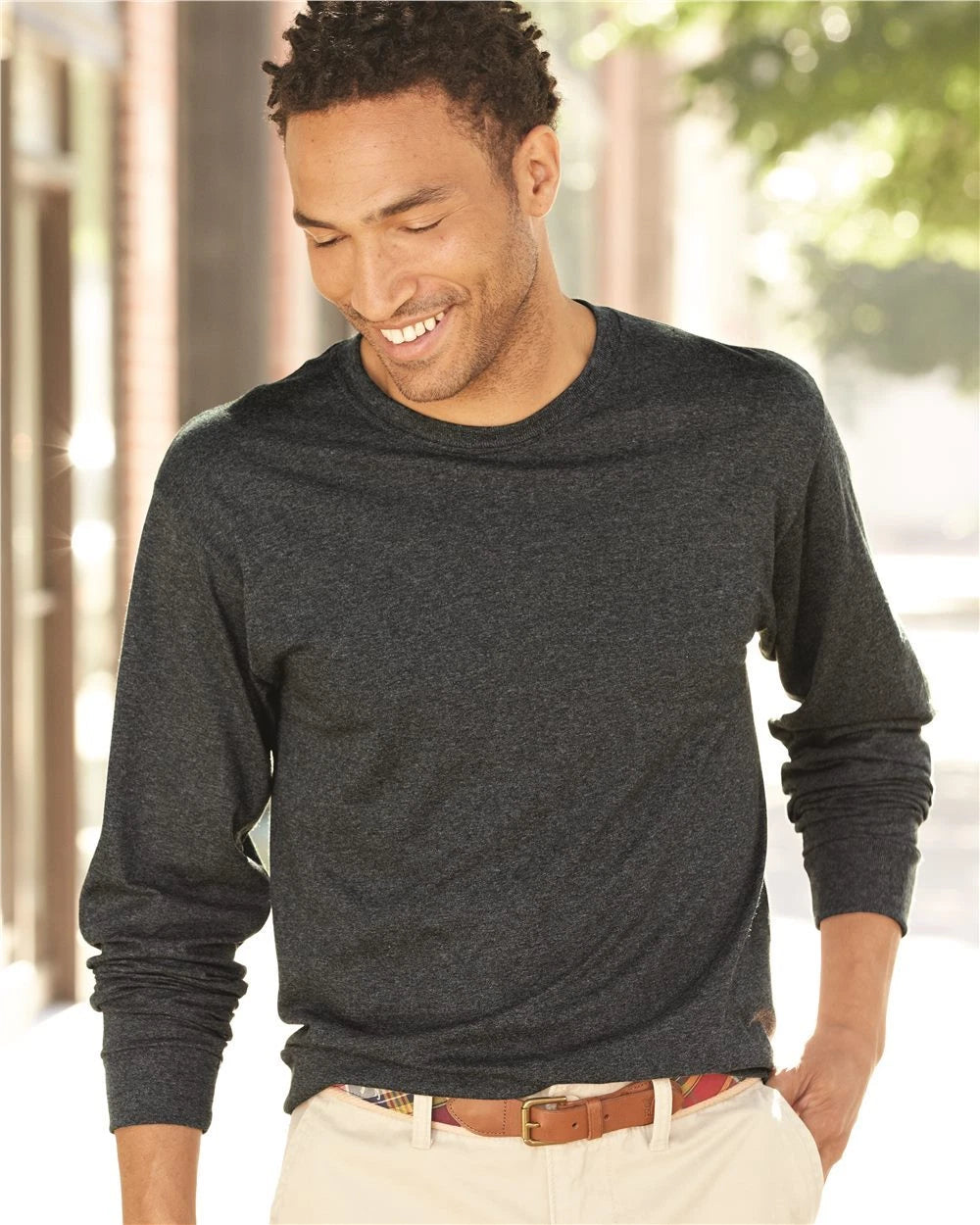 Fruit of the Loom  HD Cotton Long Sleeve T-Shirt  4930R