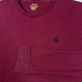 Polo Ralph Lauren Custom Slim Fit Long Sleeve T-Shirt Burgundy XL