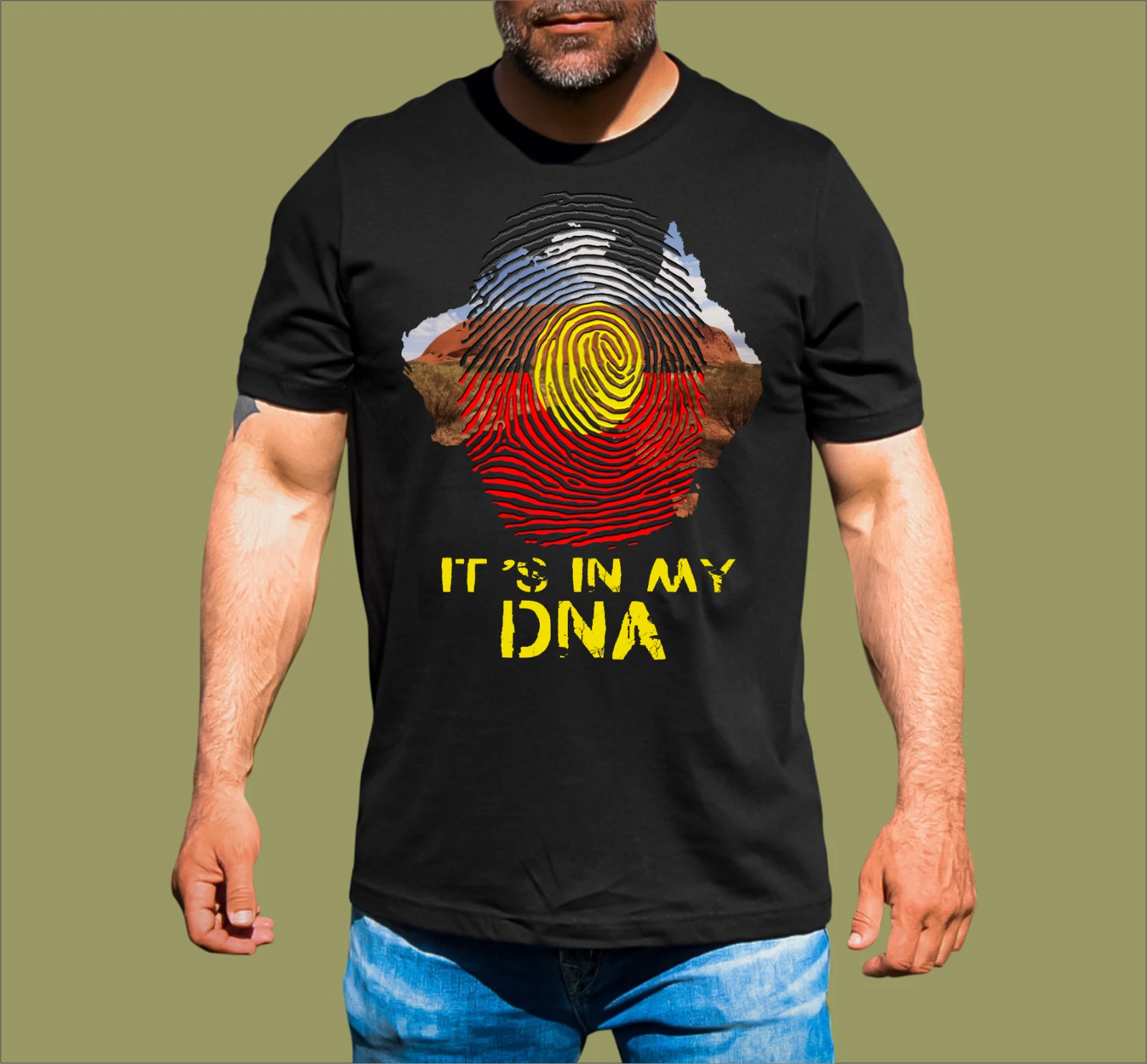 ITS IN MY DNA ABORIGINAL T-SHIRT