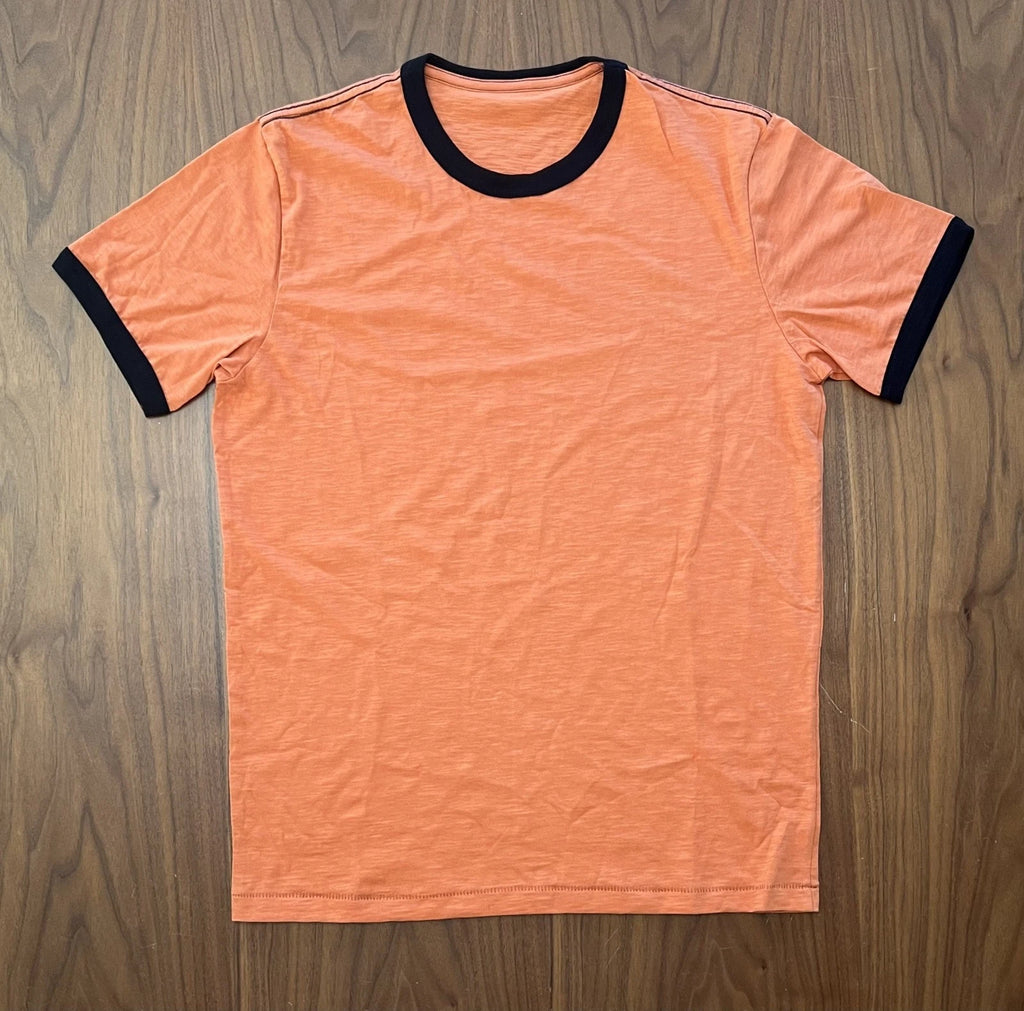 Johnson Motors - Ringer - NWOT - Orange/Jet Black - Medium (see pics/chart)