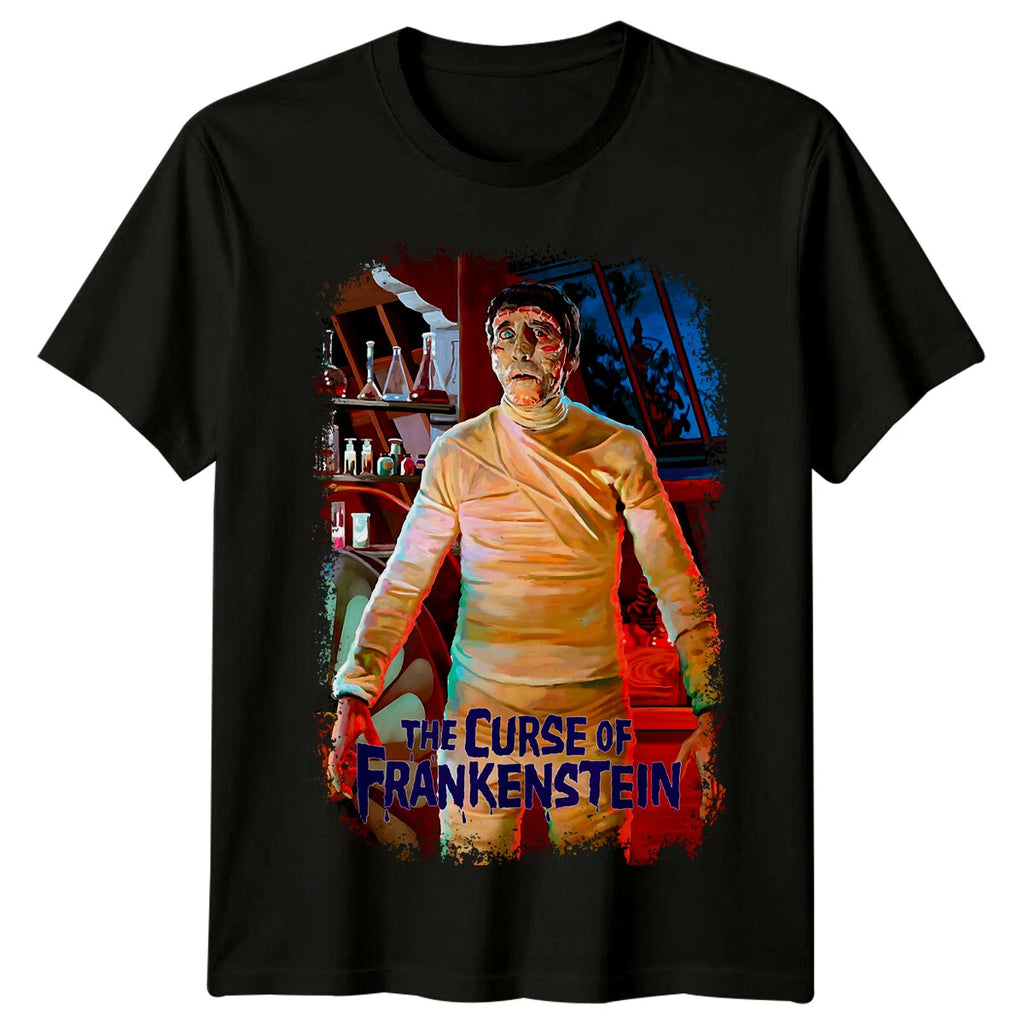 The Curse of Frankenstein (1958) Movie Poster Inspired T-Shirt Retro 80s Tee