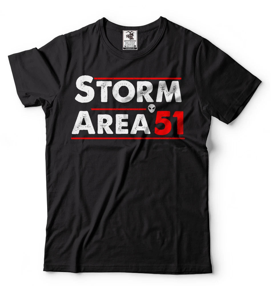 Area 51 T-shirt They Cant Stop Us All  Storm Area 51 T-shirt Alien UFO T shirt