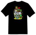 Ramen style noodles skateboard skateboarding Tee shirt black or white