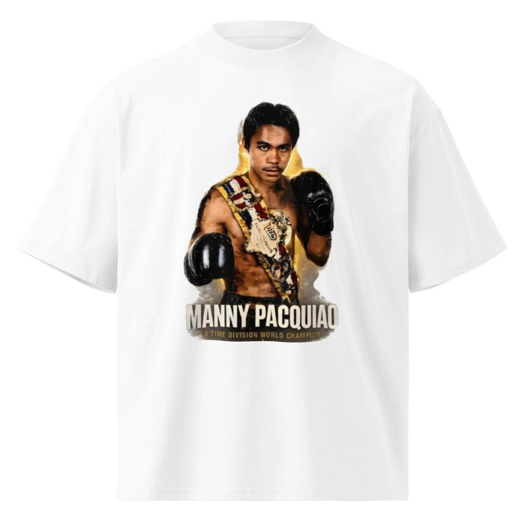 Manny Pacquiao Vintage Oversized Boxing Graphic Tee Heavyweight Shirt