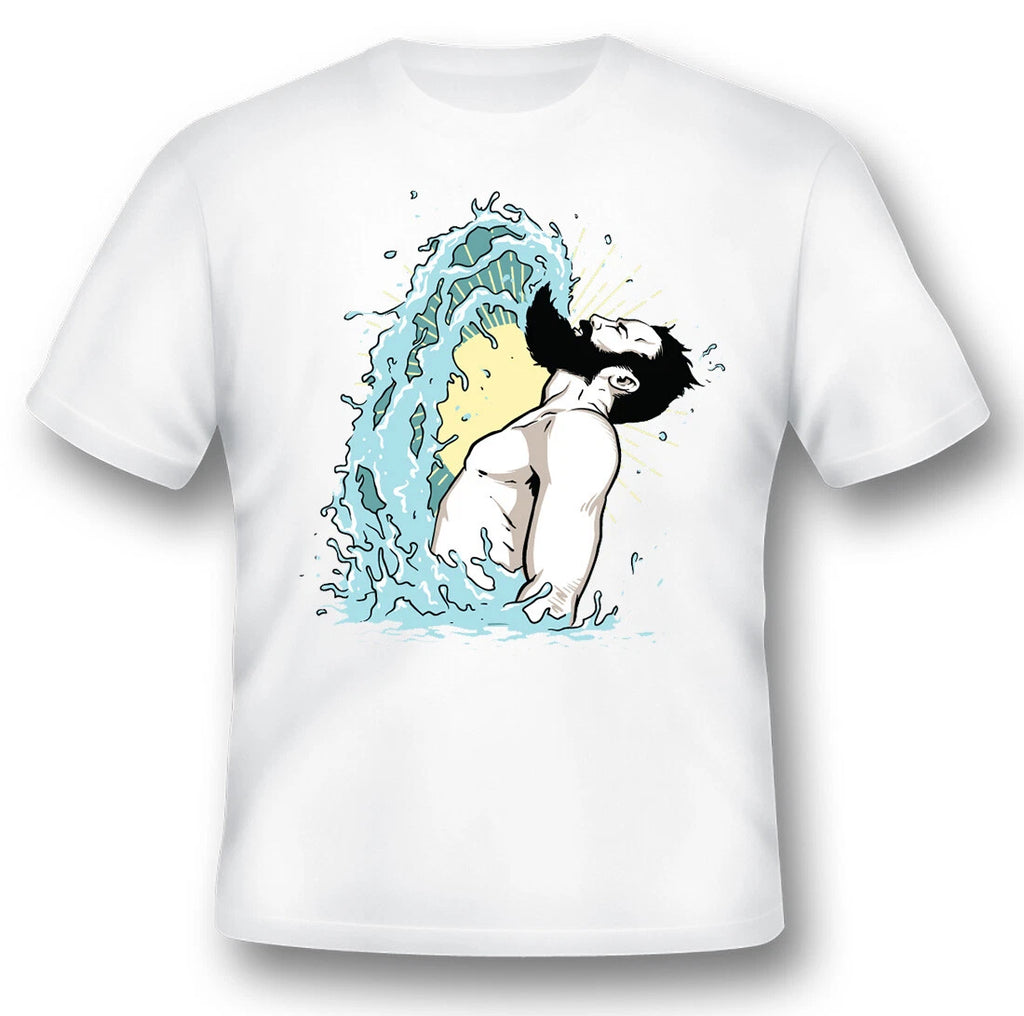 Beard flip black or white Tee