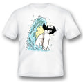 Beard flip black or white Tee
