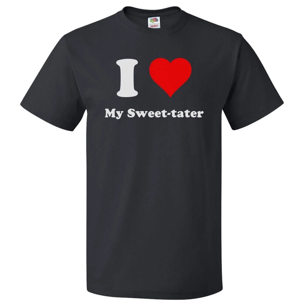 I Love My Sweet-tater T shirt I Heart My Sweet-tater Tee