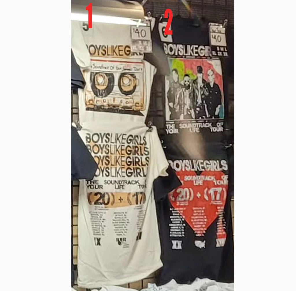 Boys Like Girls The Soundtrack Of Your Life Tour 2026 Reprint T-Shirt