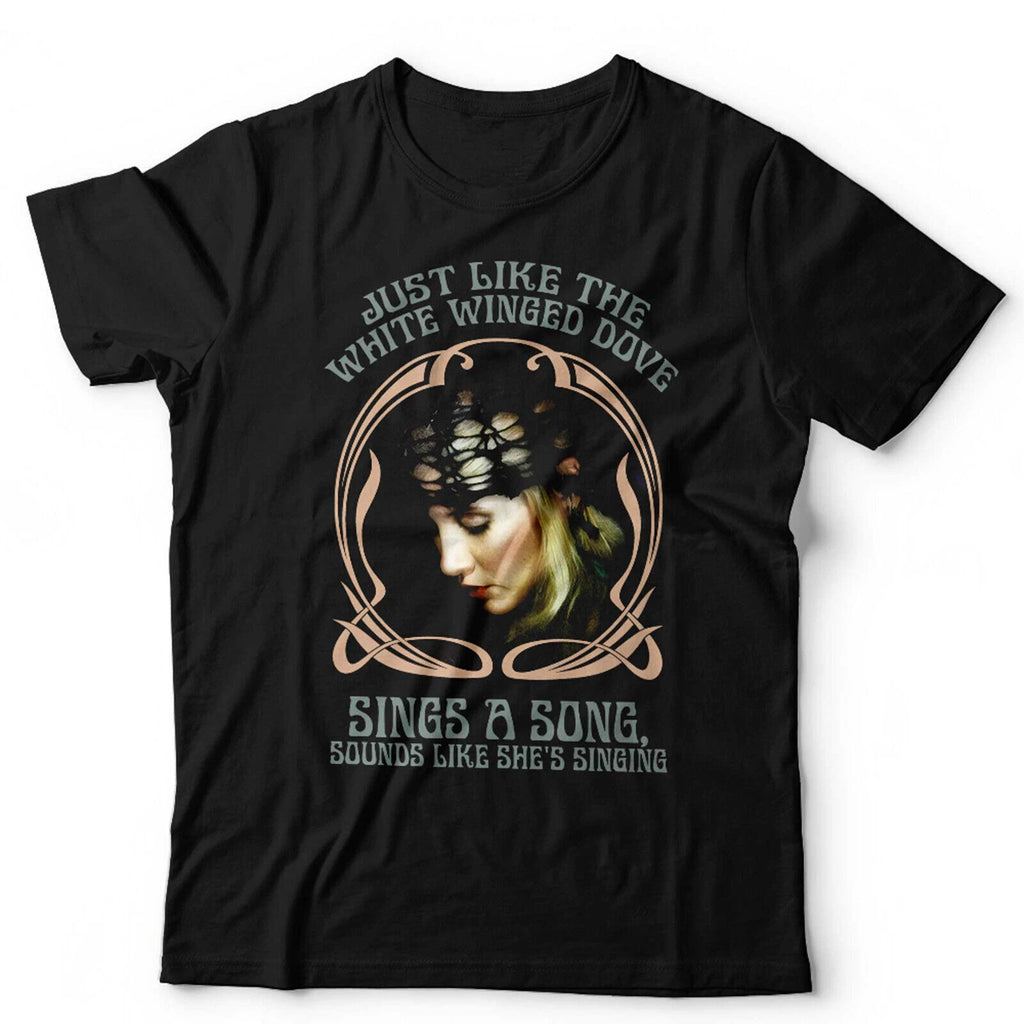 Stevie Nicks TShirt Just Like The White Winged Dove Unisex & Kids Vintage Retro