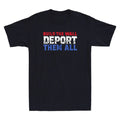Build The Wall Deport Them All Funny Political Saying Joke Vintage Men's T-Shirt