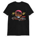 1981 Camaro Z28 80s Retro Sunset Palm Trees Short-Sleeve Unisex T-Shirt