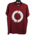 Oakley Custom Fit T-Shirt Mens Size M Burgundy Graphic Tee Short Sleeve Pullover