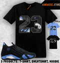 Shirt Matching AJ 14 Black University Blue 2026 To Match Sneaker Retro Number 23