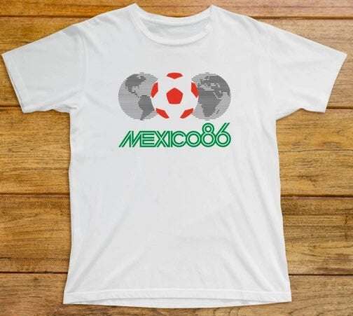Mexico 86 T Shirt 795 Retro 80s Football Soccer World Cup Maradona Argentina New