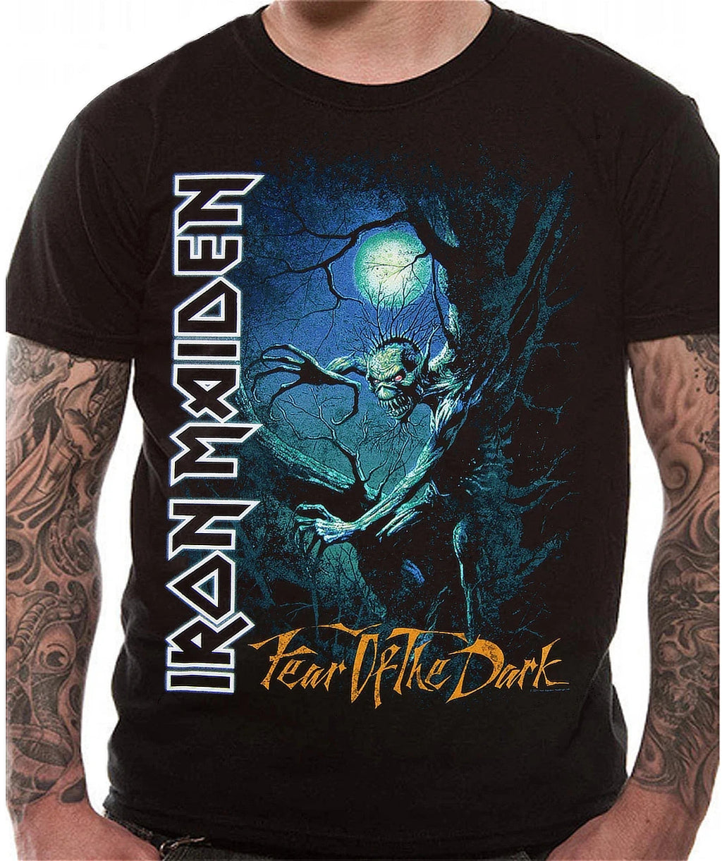Iron Maiden Fear Of The Dark T Shirt Tree Sprite Official Black New S To XXL