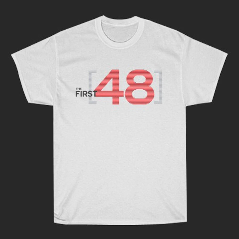 The First 48 TV Show Series Men's White Size S to 3XL