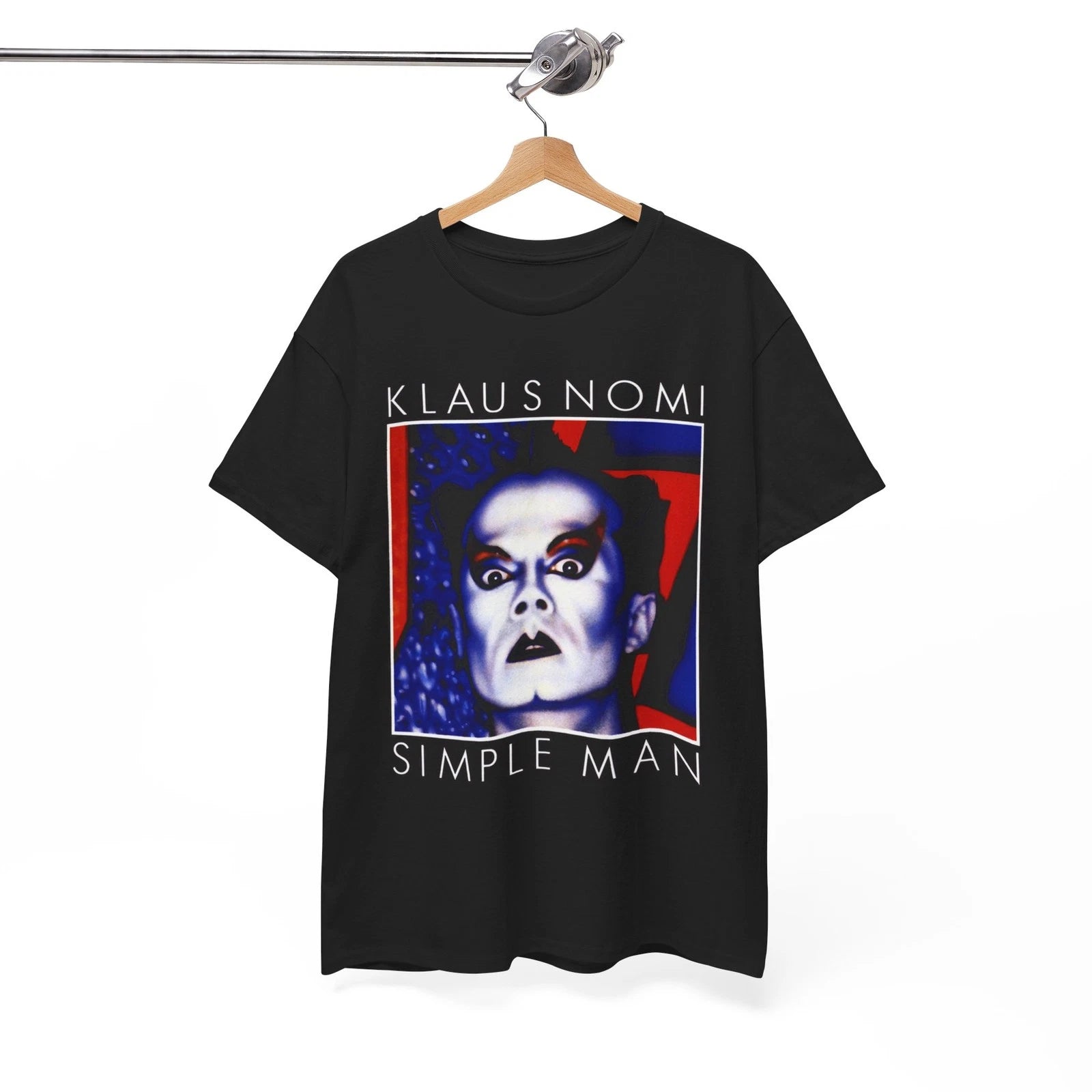 Klaus Nomi Simple Man Album Cover T-Shirt, Music Band Unisex Shirt