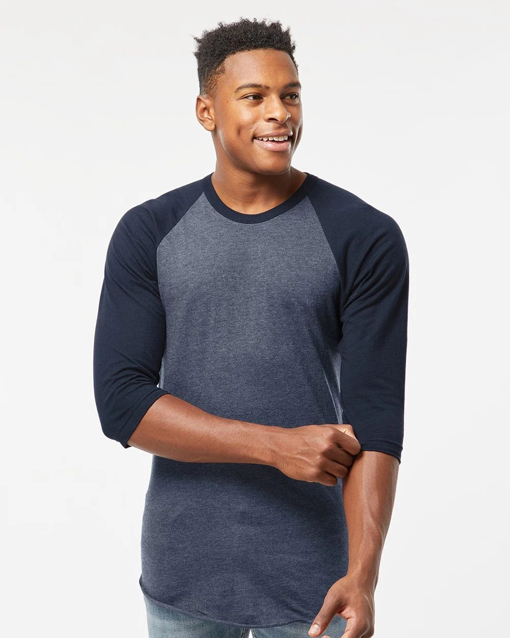 Tultex Unisex Fine Jersey Raglan T-Shirt 245 Baseball Shirt XS-3XL