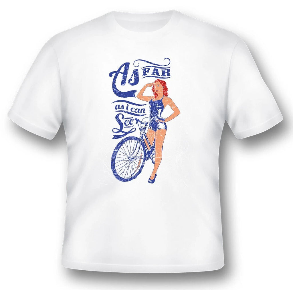 As Far As I Can See Shirt  Black or White Tee