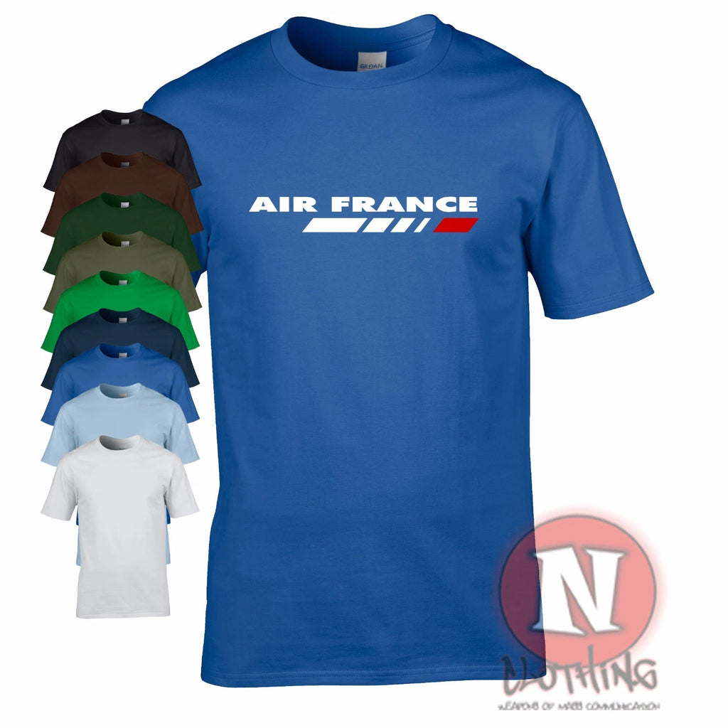 Air France t-shirt airlines aviation cabin crew airport aircraft retro logo tee