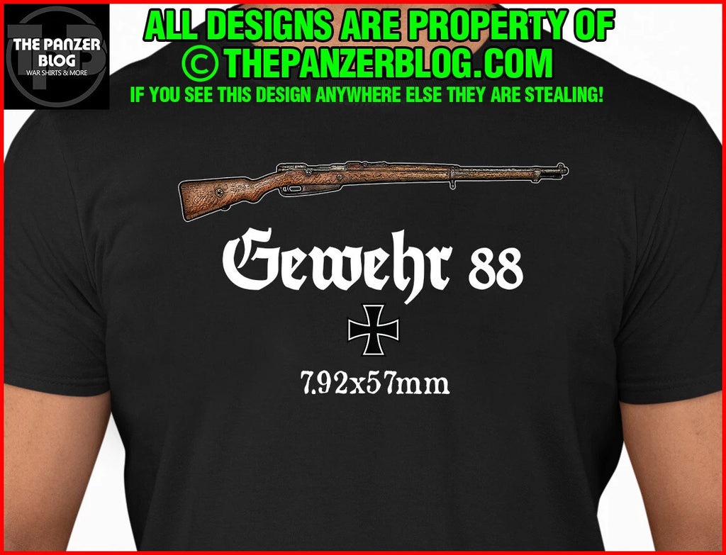 Gewehr 88 T-Shirt WWII German Gun Rifle
