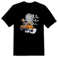 Mummy racer orange hotrod drag  truck Tee shirt black or white