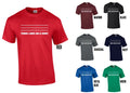 Three Lines on a Shirt T-Shirt B - Funny Joke XS-5XL England 3 Lions