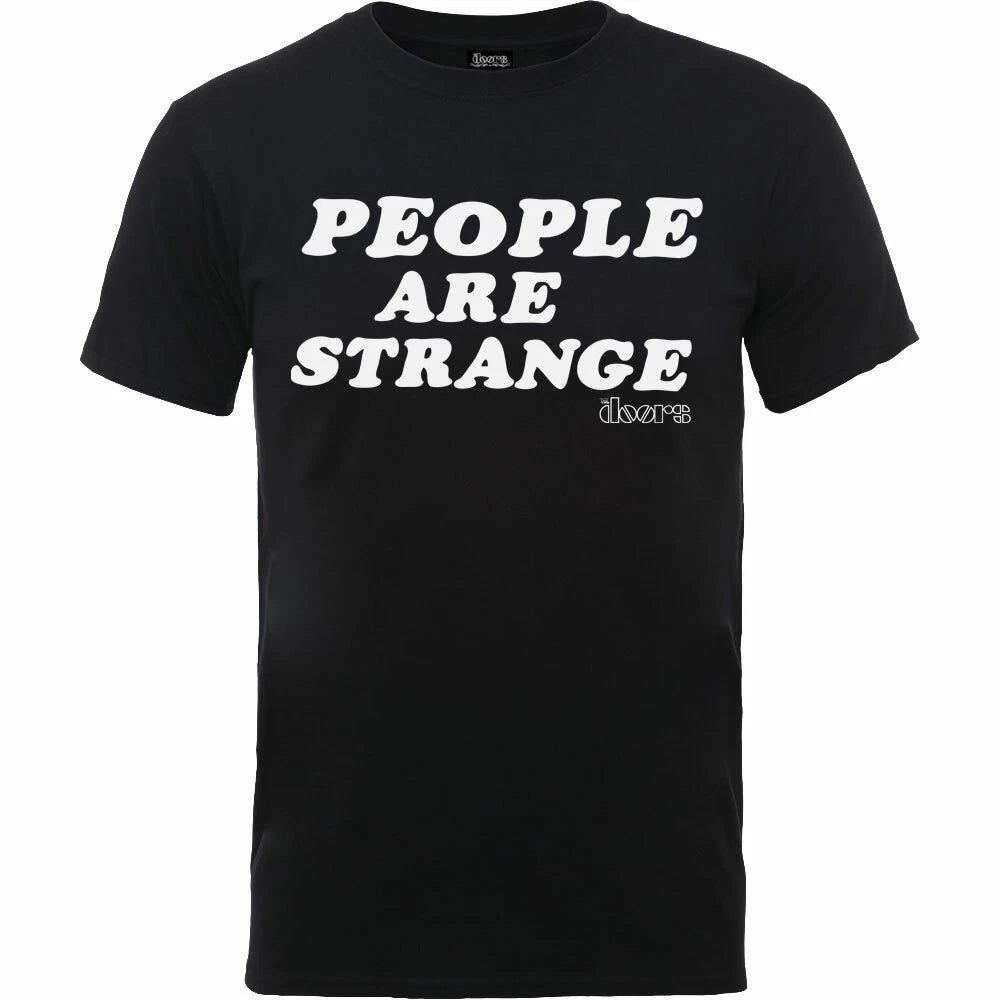 The Doors People Are Strange Official Merchandise T-Shirt Black New
