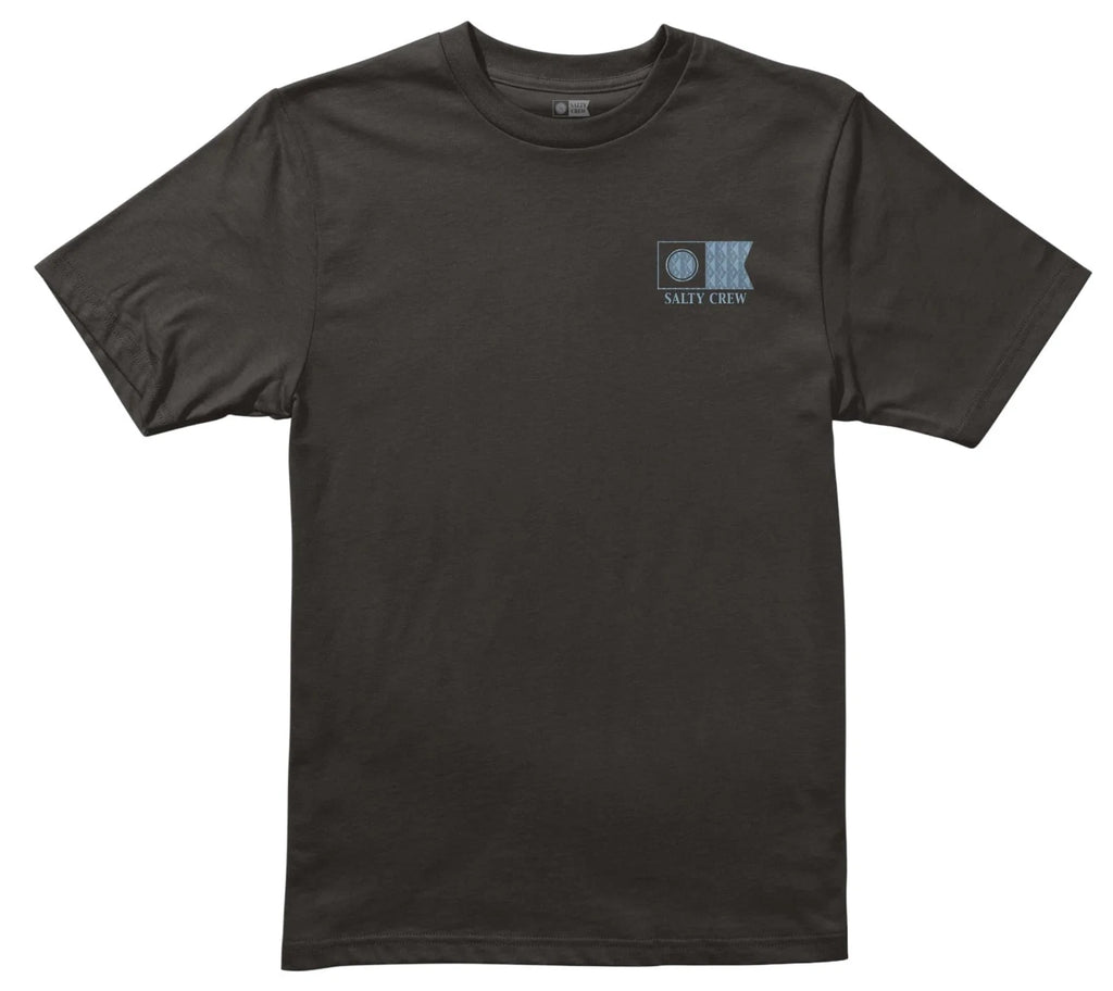 Salty Crew Flagship Fill SS T-Shirt - Black - New