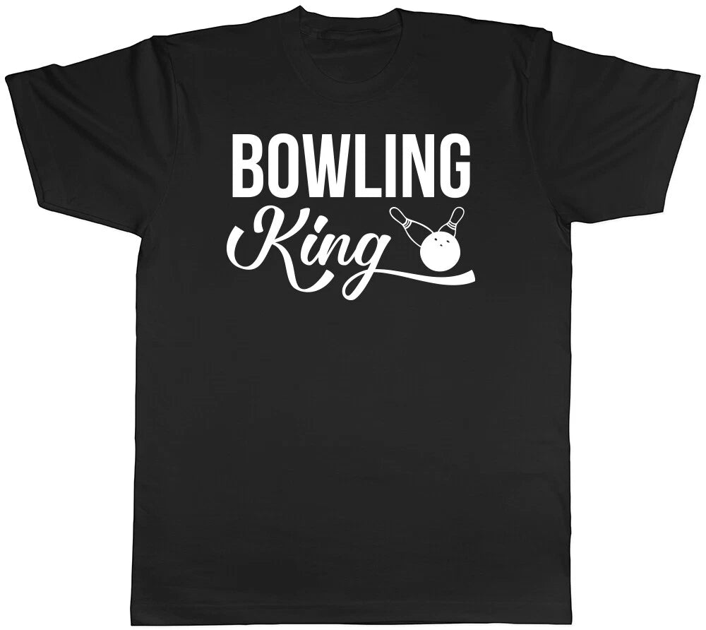 Bowling King Mens T-Shirt Tee
