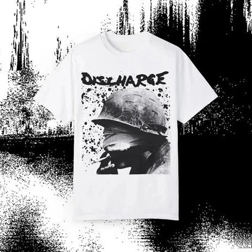 2-Sided Discharge T Shirt Vintage Crust Punk Hardcore Chaos UK Crass Mob 47 Doom