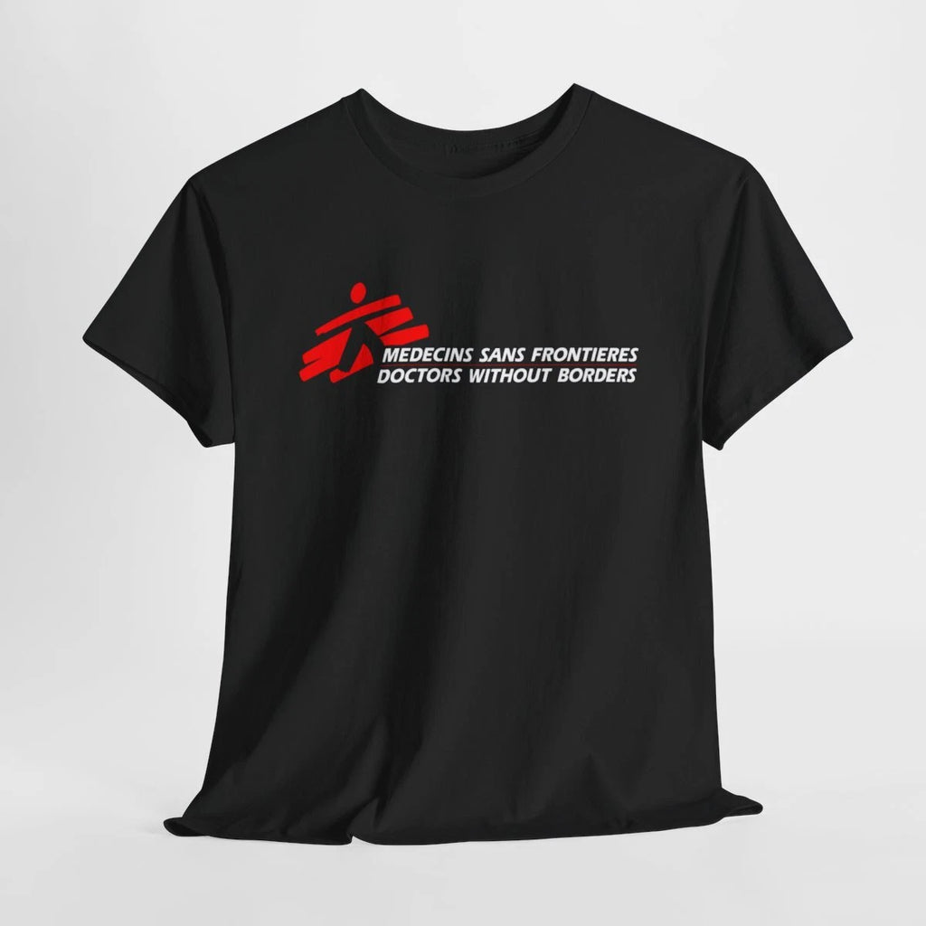 MSF Doctor's Without Borders Logo White/Grey/Black/Navy T-Shirt S-5XL