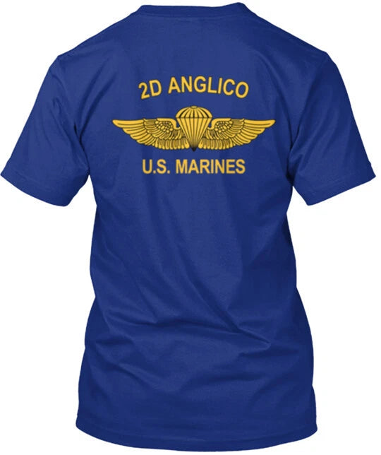 2D Anglico Tee T-Shirt Made in the USA Size S to 5XL