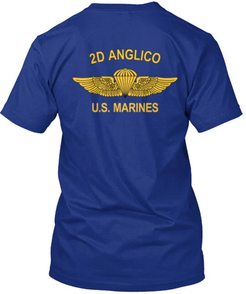 2D Anglico Tee T-Shirt Made in the USA Size S to 5XL