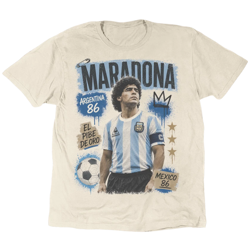 Vintage Maradona Mexico 86 T-Shirt Unisex Tee S-5XL