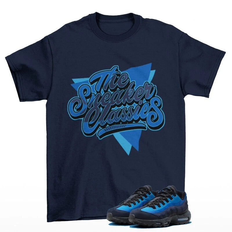 Sneaker Classic Shirt to Match Air Max 95 Stash Harbor Blue HF5515-400