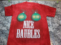 Medium NWOT Nice Baublos X-Mas Humor T Shirt