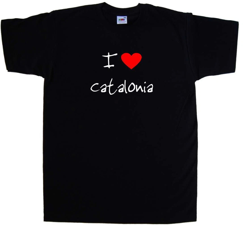 I Love Heart Catalonia T-Shirt