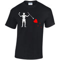 Blackbeard Pirate Flag T-Shirt - (Military, Special Forces , Navy Seals Upto 5XL