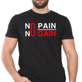 Hanger Craft NO PAIN NO GAIN T-Shirt Men's Gym Fitness Workout Casual Tee Top UK