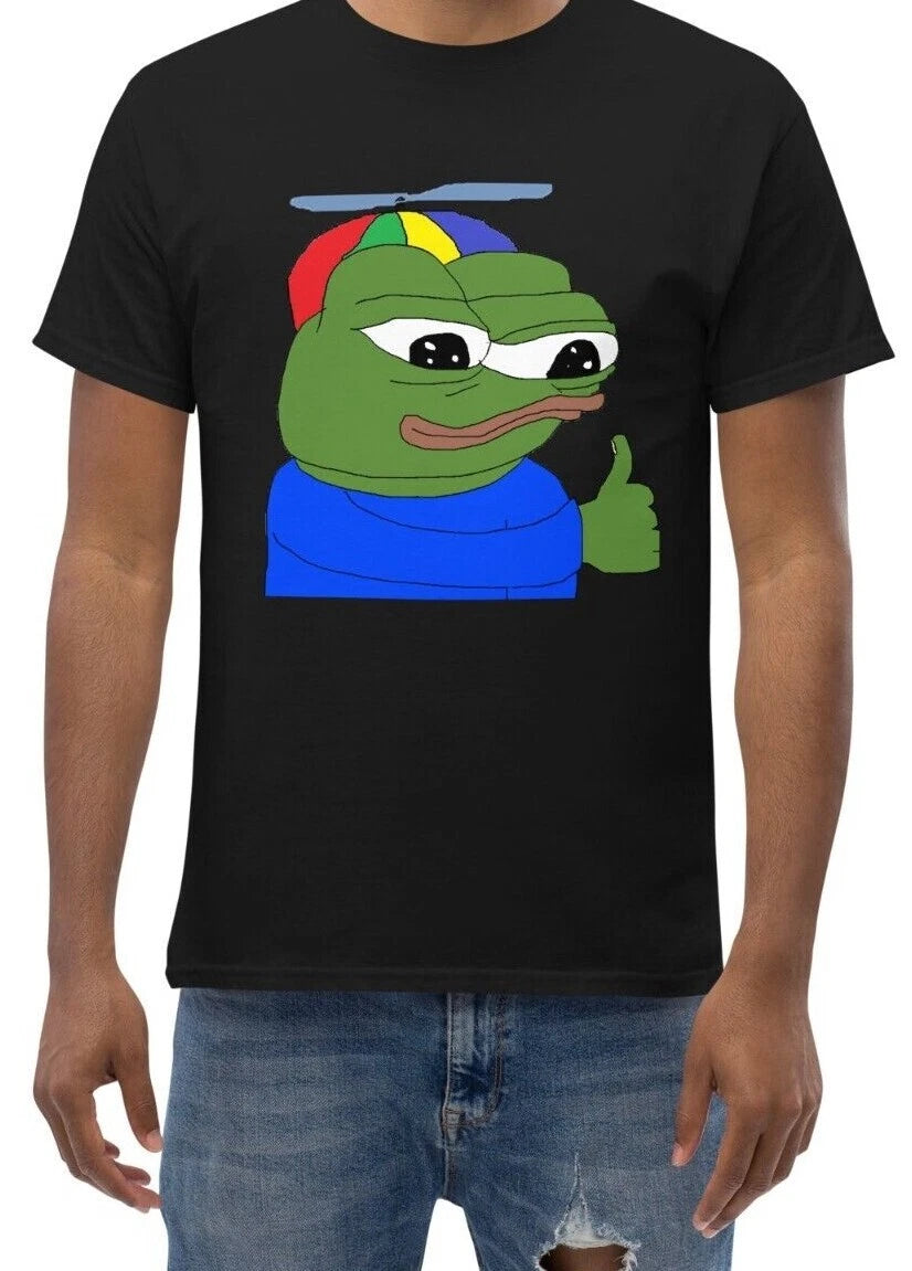 New Pepe The Frog Meme Men's T Shirt S-3XL Assorted Colors