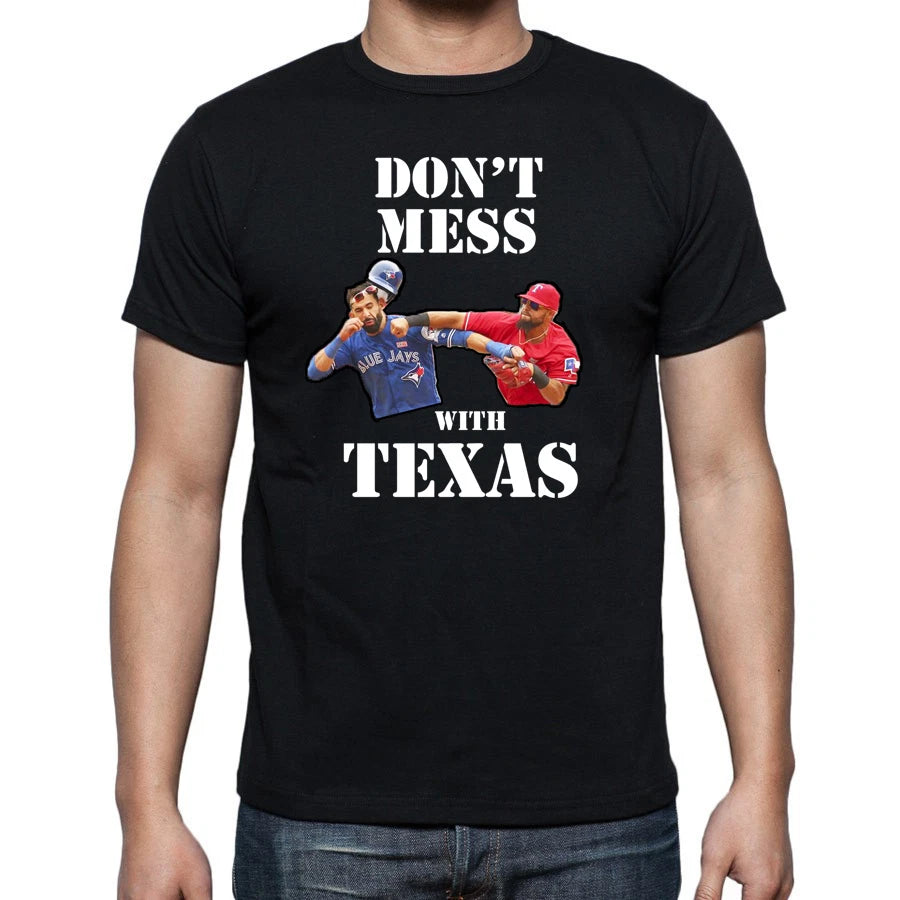 Don't mess with Texas funny novelty mens T-shirt odor punch T-shirt