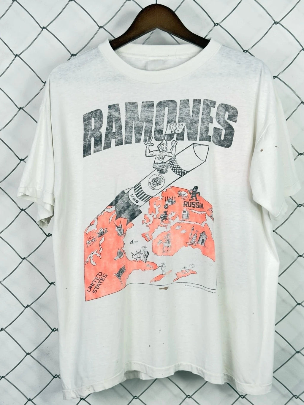Vintage Ramones Gabba Gabba Hey! Uk Tour 1991’ T-shirt