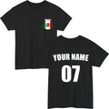 Personalised Mexico Football T-Shirt Custom Name Number Fan Gift Unisex Tee Top